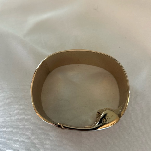 Jimmy Choo Gold Jewelry Cuff Bracelet - Picture 5 of 8